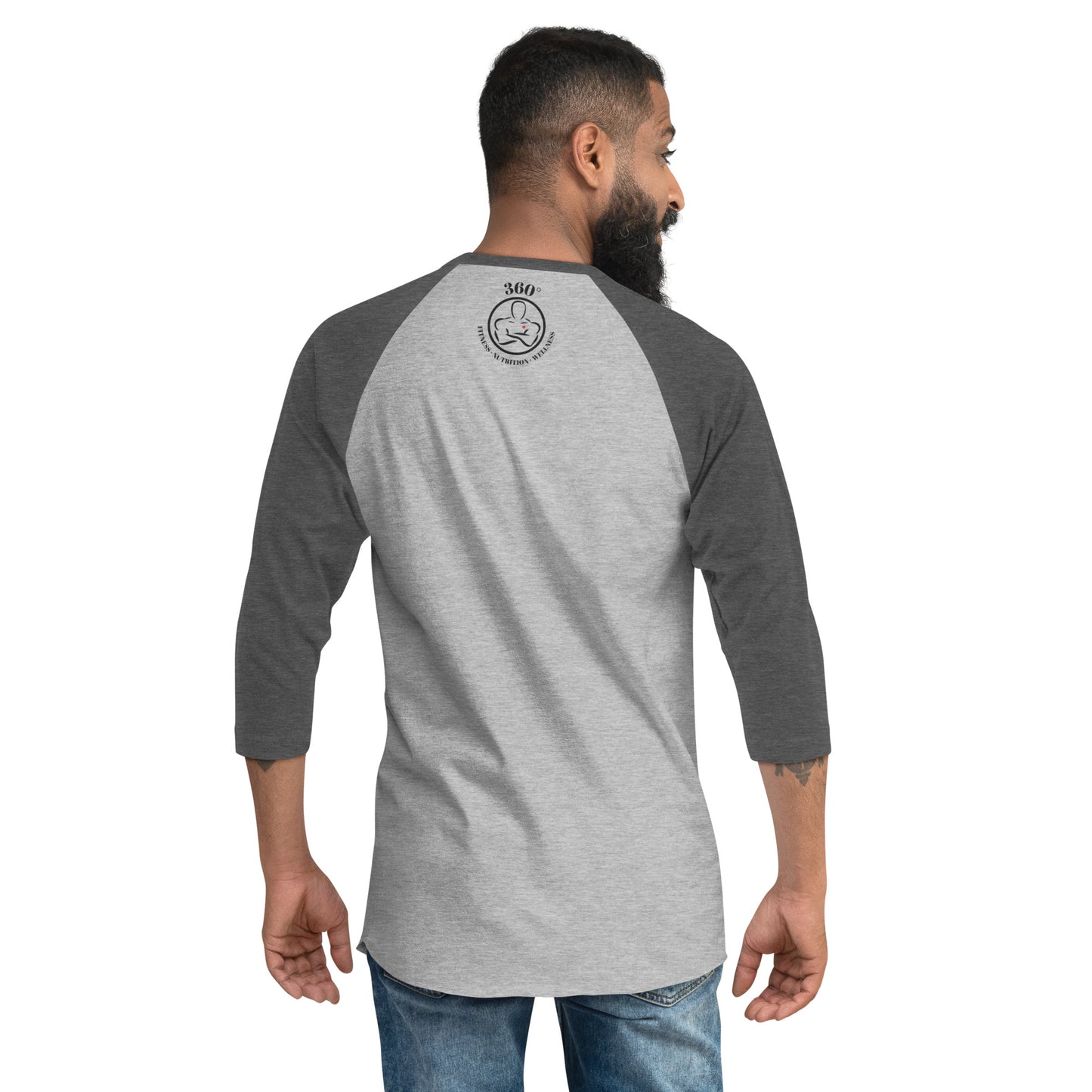 3/4 sleeve raglan shirt