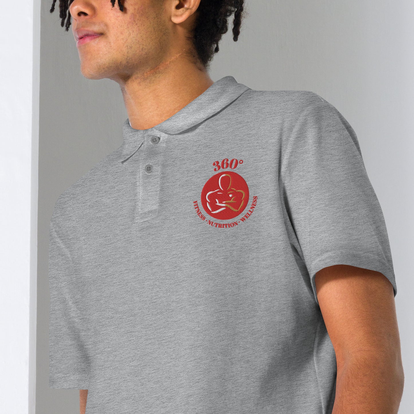 Unisex pique polo shirt