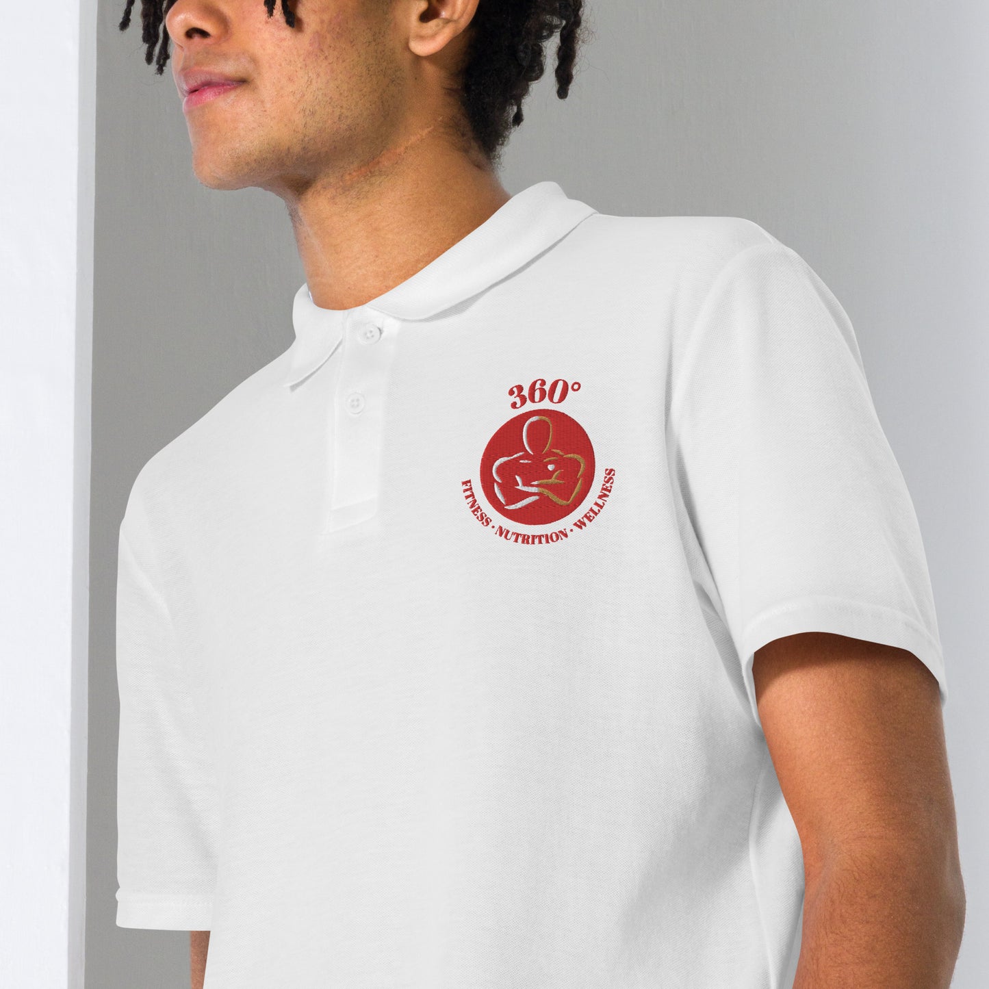 Unisex pique polo shirt