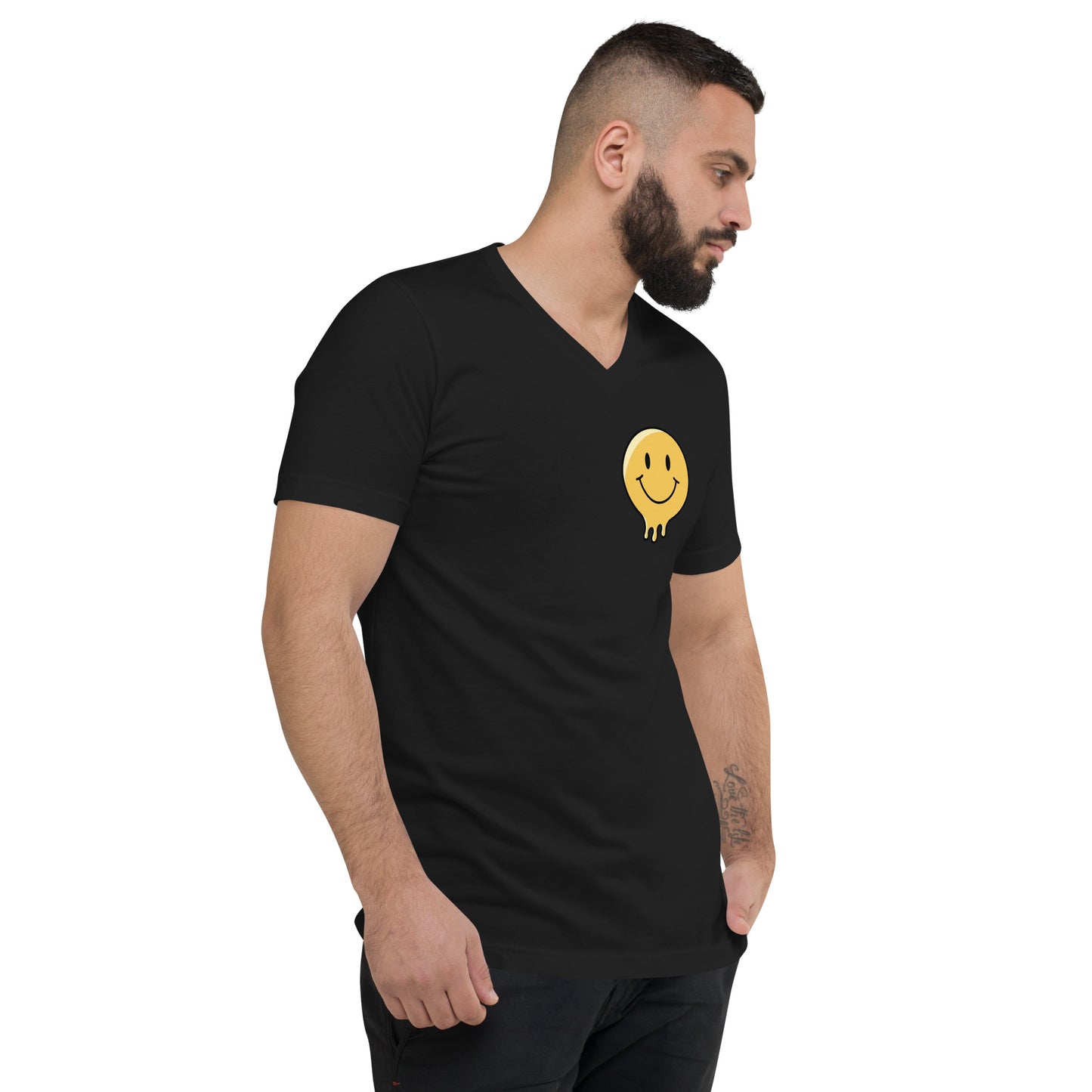 Unisex Short Sleeve V-Neck T-Shirt